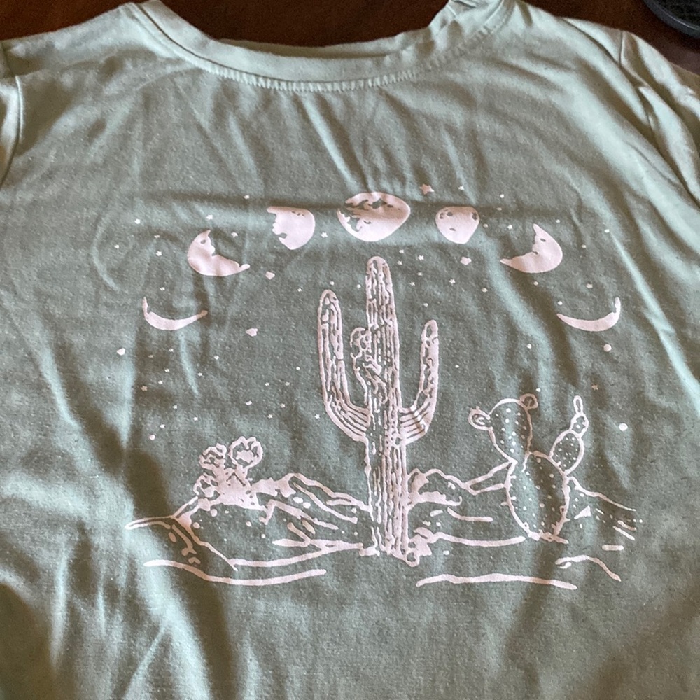 SHEIN medium cactus short tee